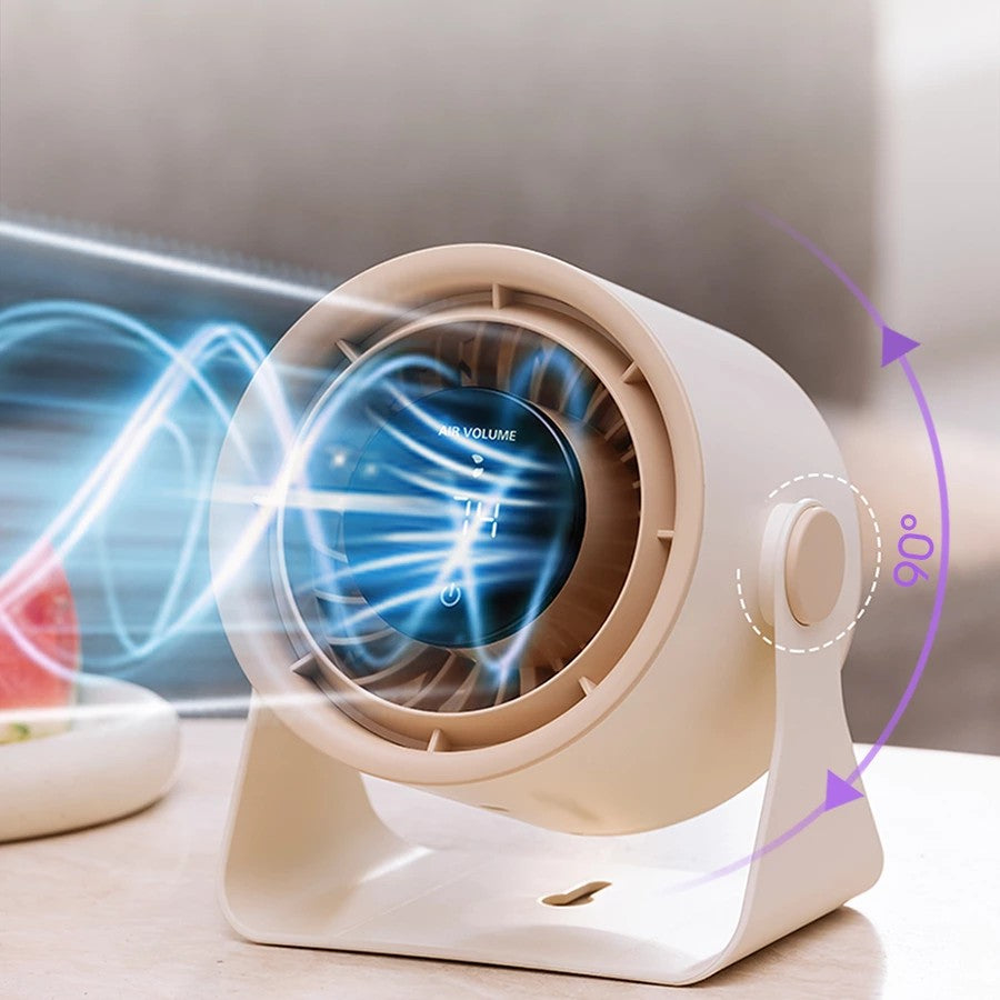Настолен вентилатор Atron F75 с въртяща се глава Настолен вентилатор Atron F75 с въртяща се глава